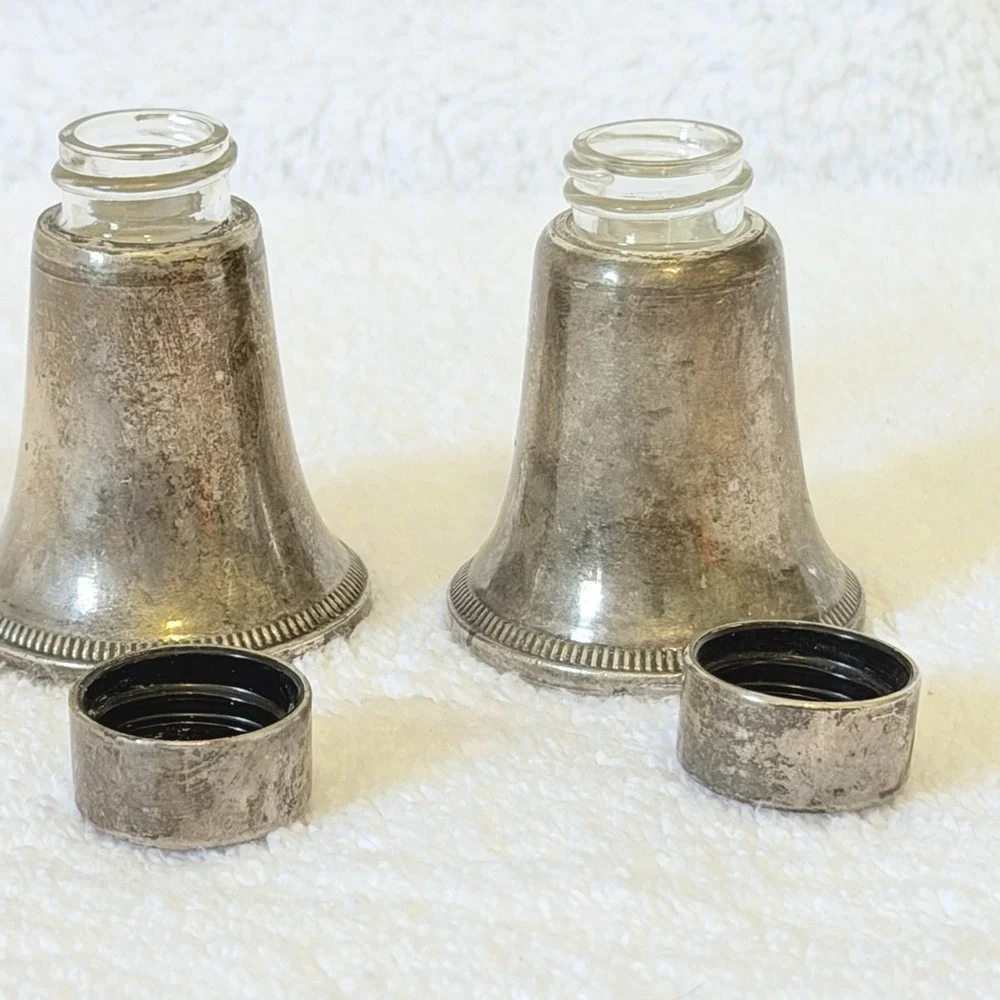 Vintage MCM Duchin Creation Sterling Silver Weighted Salt And Pepper Shakers